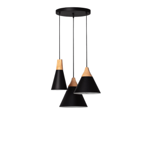 Industriële Distun LED Hanglamp - Zwart