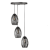 Highlight - Gabbia - Hanglamp - E27 - 35 x 35  x 160cm - Zwart