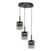 Highlight - Salerno - Hanglamp - LED - 38 x 38  x  150cm - Zwart