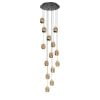 Highlight - Golden Egg - Hanglamp - LED - 50 x 50  x 350cm - Zwart