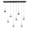 Highlight - Transparant Egg - Hanglamp - LED - 115 x 18  x 150cm - Zwart