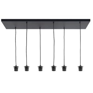 Highlight - Fantasy - Hanglamp - E27 - 100 x 35  x  130cm - Zwart