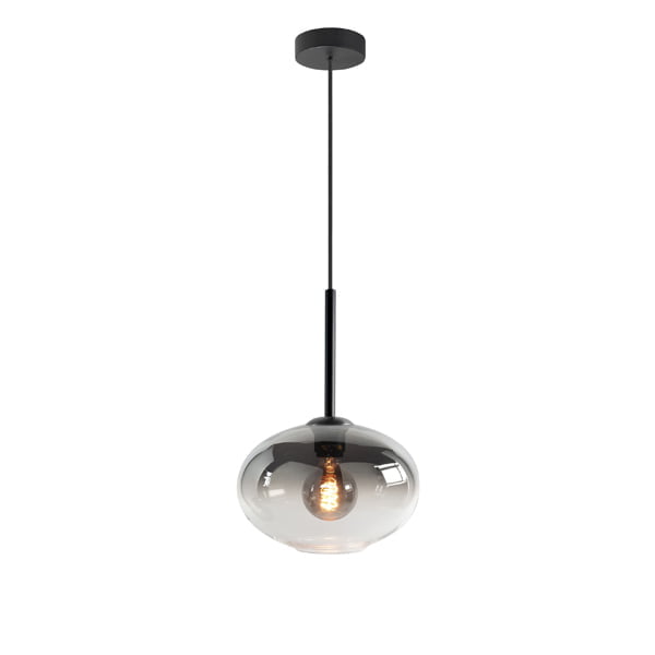Highlight - Bellini - Hanglamp - E27 - 10 x 10  x 130cm - Zwart Rook