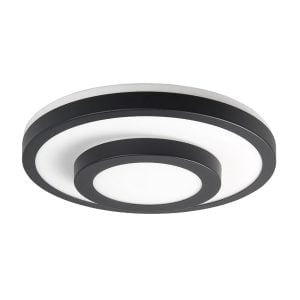 Highlight - Master - Plafondlamp - E27 - 35 x 35  x 10cm - Zwart