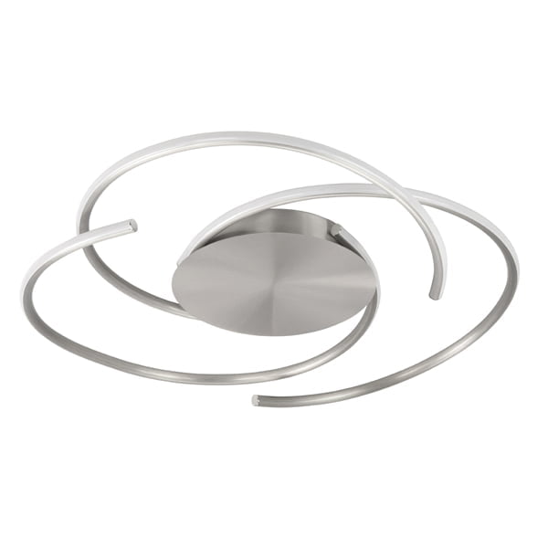 Highlight - Reverso - Plafondlamp - LED - 46 x 46  x 10cm - Nikkel