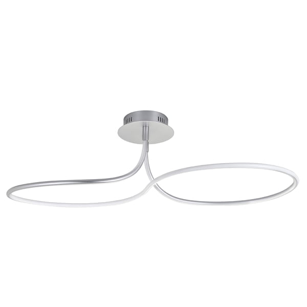 Highlight - Basel - Plafondlamp - LED - 98 x 35  x 30cm - Zilver