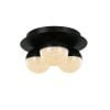Highlight - Sparkle - Plafondlamp - LED - 30 x 30  x 16cm - Zwart