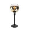Highlight - Fantasy Globe - Tafellamp - E27 - 20 x 20  x 51cm - Zwart Gouden