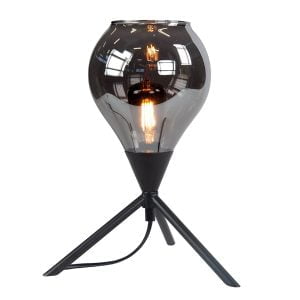 Highlight - Cambio - Tafellamp - E14 - 22 x 22  x 31cm - Zwart
