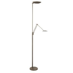 Highlight - Geneva - Vloerlamp - LED - 23 x 23 x 184cm - Brons