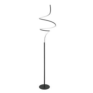Highlight - Curle - Vloerlamp - LED - 35 x 35  x 170cm - Zwart