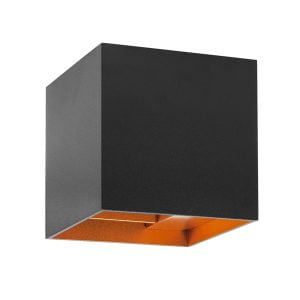 Highlight - Square - Wandlamp - G9 - 10 x 10  x 10cm - Zwart