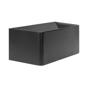 Medium - Wandlamp - LED - 20 x 8  x 10cm - Zwart