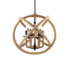 Ideal Lux - Corda - Hanglamp - Kunststof - E14 - Bruin-130910-10