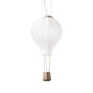 Ideal Lux - Dream big - Hanglamp - Metaal - E27 - Wit-179858-10