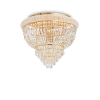 Ideal Lux - Dubai - Plafondlamp - Metaal - E14 - Messing-201016-10