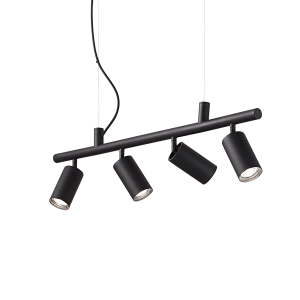 Ideal Lux - Dynamite - Hanglamp - Metaal - GU10 - Zwart-231341-10