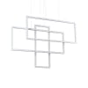 Ideal Lux - Frame - Hanglamp - Aluminium - LED - Wit-253589-10