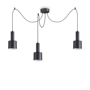 Ideal Lux - Holly - Hanglamp - Metaal - E27 - Zwart-231594-10