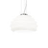 Ideal Lux - Karma - Hanglamp - Metaal - E27 - Wit-132389-10