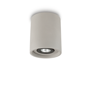 Ideal Lux - Oak - Plafondlamp - Koper - GU10 - Grijs-150437-10