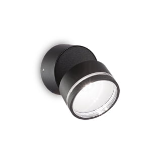 Ideal Lux - Omega round - Wandlamp - Metaal - LED - Zwart-285504-10
