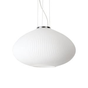 Ideal Lux - Plisse' - Hanglamp - Metaal - E27 - Chroom-264523-10