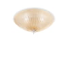 Ideal Lux - Shell - Plafondlamp - Metaal - E27 - Oranje-140179-10