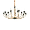 Ideal Lux - Vanity - Hanglamp - Metaal - E14 - Goud-206639-10