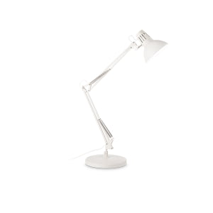 Ideal Lux - Wally - Tafellamp - Metaal - E27 - Wit-193991-10