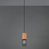 Industriële Hanglamp  Tosh - Metaal - Zwart-304300132