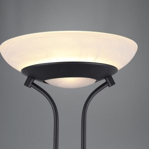 Industriële Vloerlamp  Orson - Metaal - Zwart-R40073532