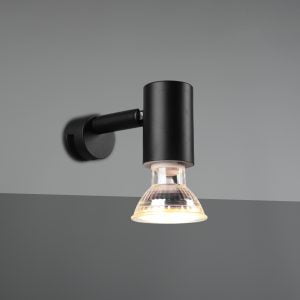 Industriële Wandlamp  Lorenzo - Metaal - Zwart-283500132