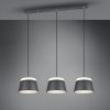 Moderne Hanglamp  Baroness - Metaal - Grijs-308900642