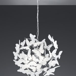 Moderne Hanglamp  Butterfly - Metaal - Chroom-R30214017