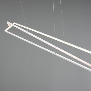 Moderne Hanglamp  Edge - Metaal - Wit-326810131