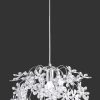 Moderne Hanglamp  Flower - Metaal - Chroom-R10011017