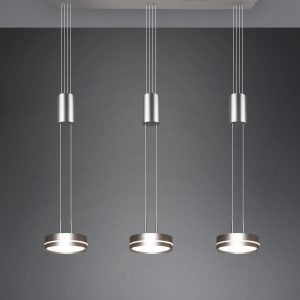 Moderne Hanglamp  Franklin - Metaal - Grijs-326510307