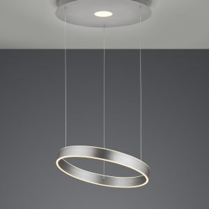 Moderne Hanglamp  Logan - Metaal - Grijs-325710207