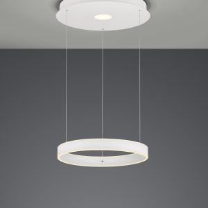 Moderne Hanglamp  Logan - Metaal - Wit-325710231
