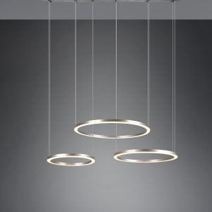 Moderne Hanglamp  Morrison - Metaal - Grijs-323610307