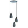 Moderne Hanglamp  Onyx - Metaal - Grijs-301300342