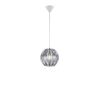 Moderne Hanglamp  Pumpkin - Kunststof - Zilver-R30472089