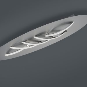 Moderne Plafonnière  Dolphin - Metaal - Grijs-677010507