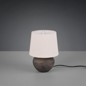 Moderne Tafellamp  Lou - Kunststof - Bruin-R50961844