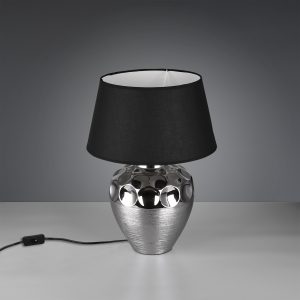 Moderne Tafellamp  Luanda - Kunststof - Zilver-R50791989