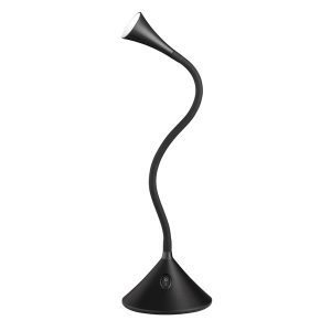 Moderne Tafellamp  Viper - Kunststof - Zwart-R52391102