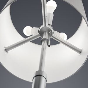 Moderne Vloerlamp  Camden - Metaal - Grijs-408300307