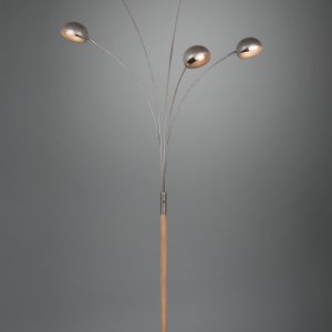 Moderne Vloerlamp  Dito - Metaal - Grijs-R46155067