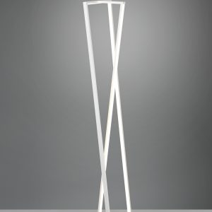Moderne Vloerlamp  Edge - Metaal - Wit-426810131